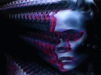 robertomalanoart glitch vhs glitchart dark GIF
