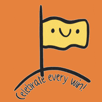Yellow Flag Success GIF