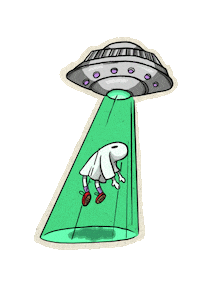 Space Ghost Sticker