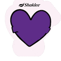 ShakleeProducts love heart purple gift Sticker