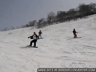 snowboarding GIF