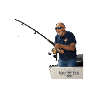 Gone Fishing Catch Of The Day Sticker by Piranha Eyewear