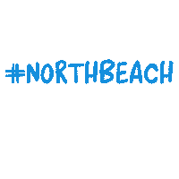 NorthBeachPlantaiton summer text blue vacation Sticker