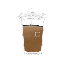 Iced Coffee Sticker by iamjbreton