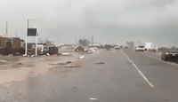 Debris Litters Street After Deadly Tornado Hits North Texas