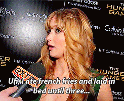 jennifer lawrence bed GIF