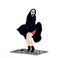Scary Movie Dance Sticker