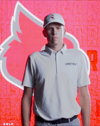Mens Golf GIF by Louisville Cardinals