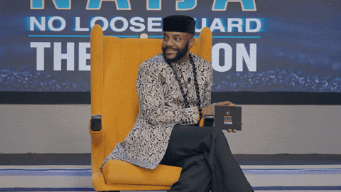 Amused Bbnaija GIF by Big Brother Naija