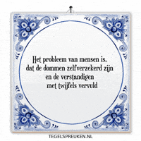 Wijsheid Spreuk GIF by Tegelspreuken.nl
