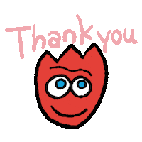 Thankyou Sticker