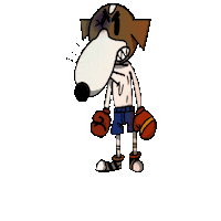 Angry Fight Sticker