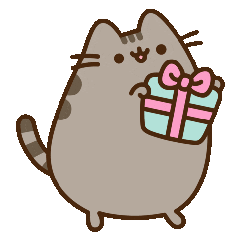 Celebrate Fat Cat Sticker by Pusheen