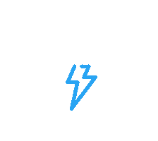 DameVanCo electricity battery bolt charge Sticker