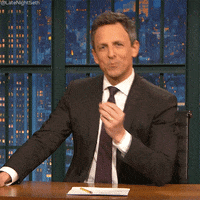 flip off seth meyers GIF by Late Night with Seth Meyers