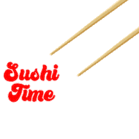 Asian Food Eating Sticker