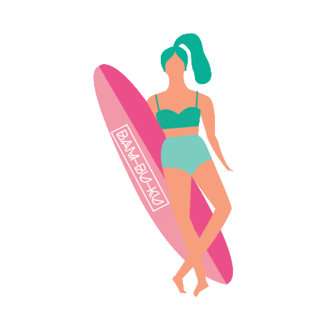 BamBuKu surfing ibiza inflatable bbk Sticker