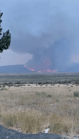 Evacuation Advice Issued After Lightning Ignites Wildfire in Oregon's South