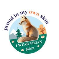 Fox Skins Sticker by PETA
