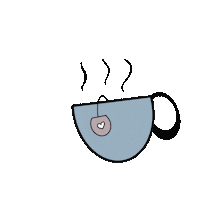 By_alica tea handmade teatime tee Sticker