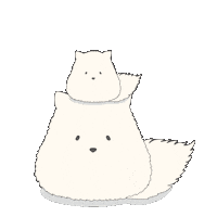 Cat Dog Sticker by moimoimoinen