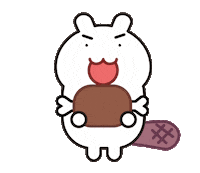 V0o0V 데굴 옹식 비버 Sticker