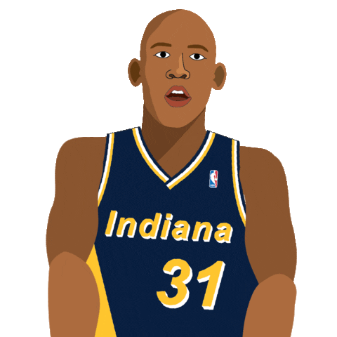 Choking National Basketball Association Sticker by Indiana Pacers