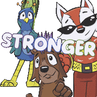 Stronger Together Love Sticker by VeeFriends
