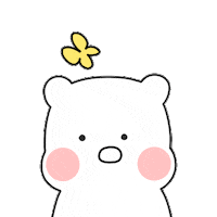 yeon_the_land thinking butterfly think panic Sticker