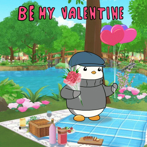 I Love You Flowers GIF by Pudgy Penguins