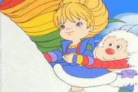 rainbow brite 80s GIF