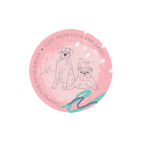 Lolalbeau daisy lola lolalbeau trendypups Sticker
