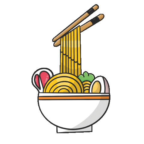 Shuttledelivery giphyupload food asian noodle Sticker