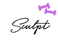 Haute Sculpt Sticker by Haute Barre Studio