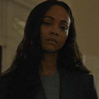 Zoe Saldana Yes GIF by Paramount+