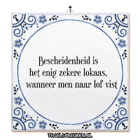 Humor Trots Sticker by Tegelspreuken.nl
