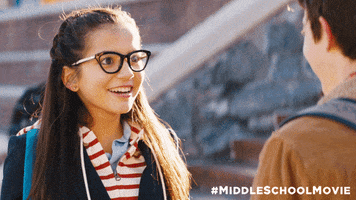 crush smile GIF by Middle School Movie