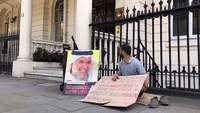 Activist Stages Hunger Strike at Bahraini Embassy in London