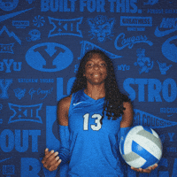 Ncaa Volleyball Go Cougs GIF by BYU Cougars