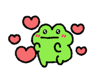 Fall In Love Hearts Sticker