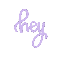sadiebre hey purple okiechick Sticker