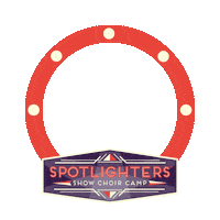 SpotlightersCamp summer camp showchoir show choir spotlighters Sticker