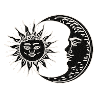 Moon And Sun Sticker