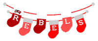 Merry Christmas Sticker by UNLV