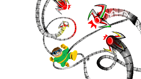 Doc Ock Spiderman Sticker by Pingolito