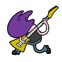 Rock Guitar Sticker by Donna
