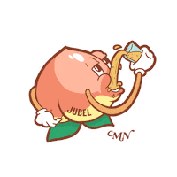 motelnights jubel peach motel nights motelnights Sticker