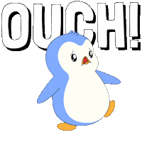 Penguin Oops Sticker by Pudgy Penguins