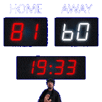60 Away Sticker