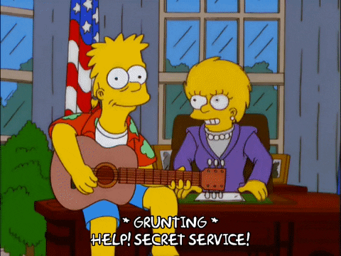 angry bart simpson GIF